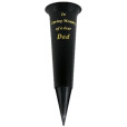 'In Loving Memory Dear Dad' Grave Spike